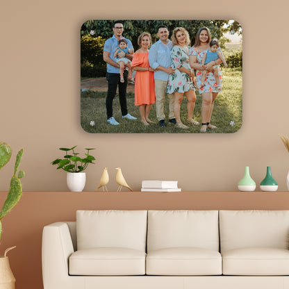 Wall hanging frame less photo - Rectangle