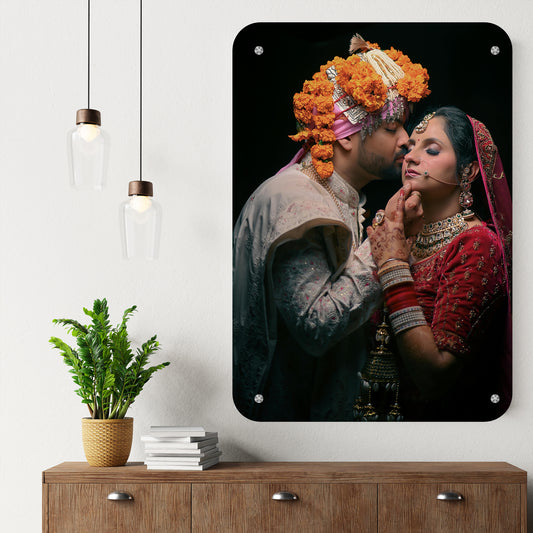 Wall hanging frame less photo - Rectangle