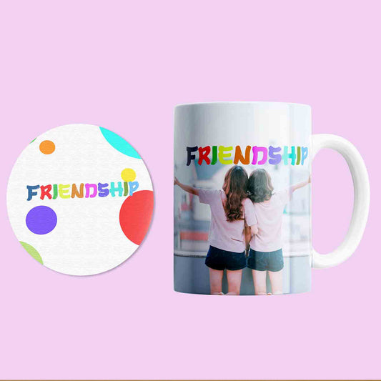 Personalized Mug & Round Coaster Combo