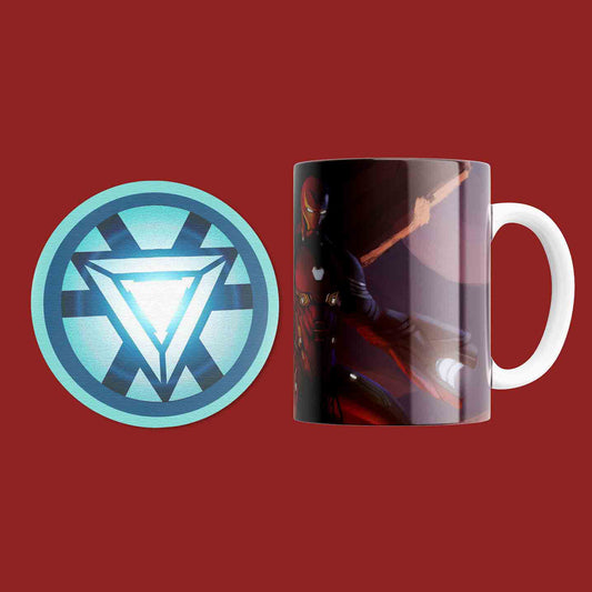 Iron Man Mug & Coaster Set