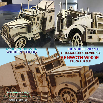 DIY Kenworth Truck Puzzle