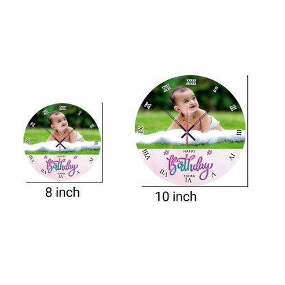 Luna Heart - Personalized Acrylic Photo Wall Clock