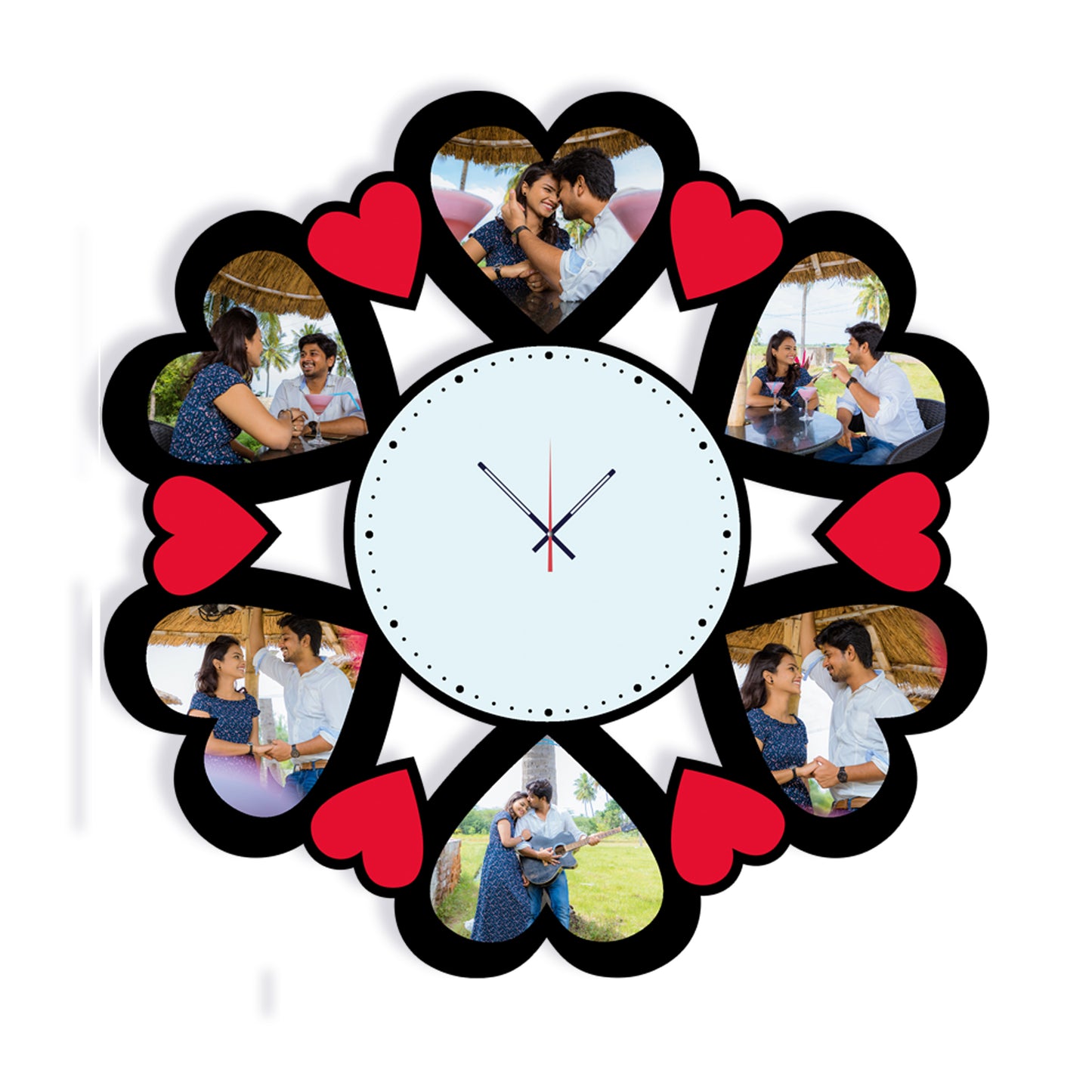 Cheers o’Clock - Personalized Acrylic Photo Wall Clock