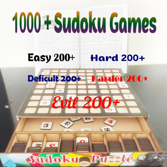 Sudoku Puzzle Board - 1000 Sudoku Challenges