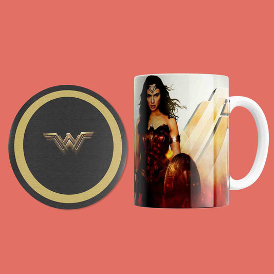Wonder Woman Mug & Coaster Set