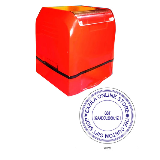 Pre Ink Stamp Big Round
