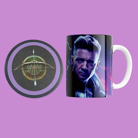 Hawkeye Mug & Coaster Set