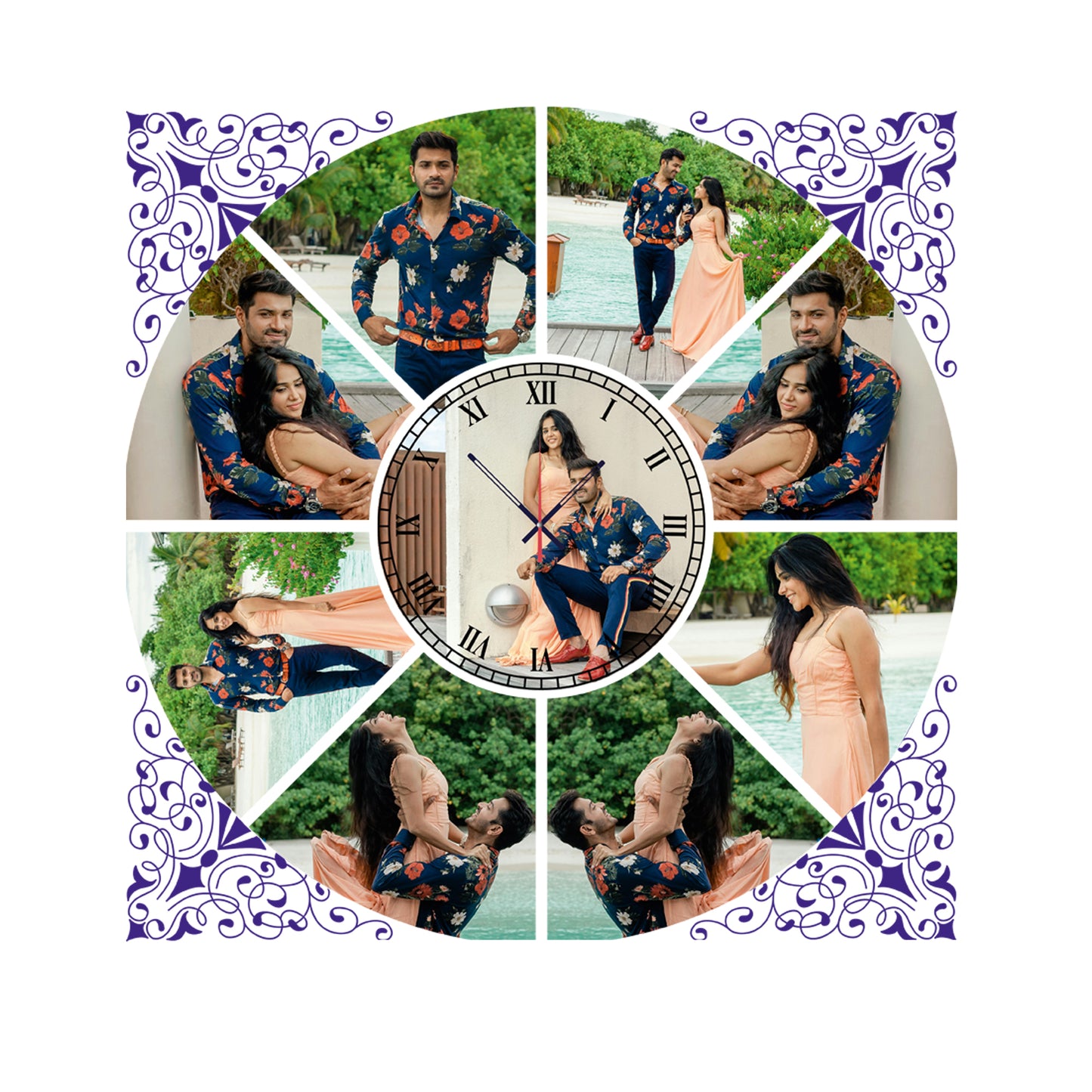 The Promise Hour - Personalized Acrylic Photo Wall Clock