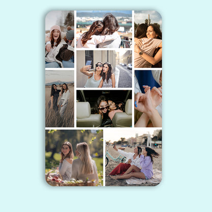 Best Friend - Frame less acrylic wall photo collage