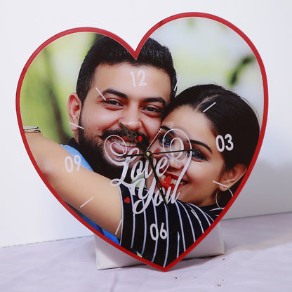 The Evermore - Personalized Acrylic Photo Wall Clock