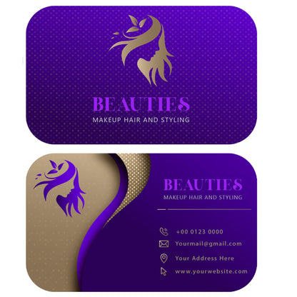 Round Corner -Shaped Business Cards