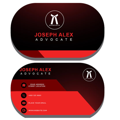 Oval -Shaped Business Cards