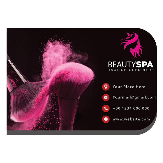 Half Round-Shaped Business Cards