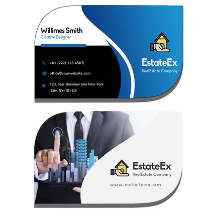 Leaf -Shaped Business Cards