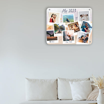My Memories - Frame less acrylic wall photo collage