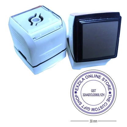 Pre Ink Stamp Medium Round