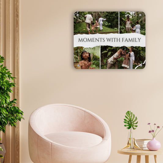 Frame Less Treasures - Frame less acrylic wall photo collage