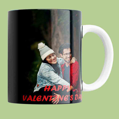 Personalized Mug & Hart shape Coaster Combo