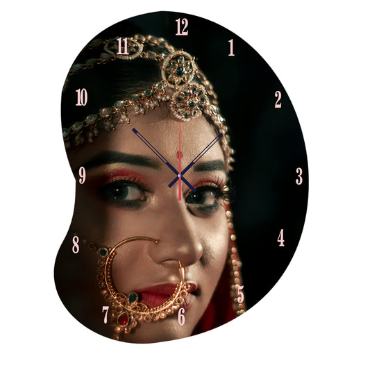 The Happy Hour - Personalized Acrylic Photo Wall Clock