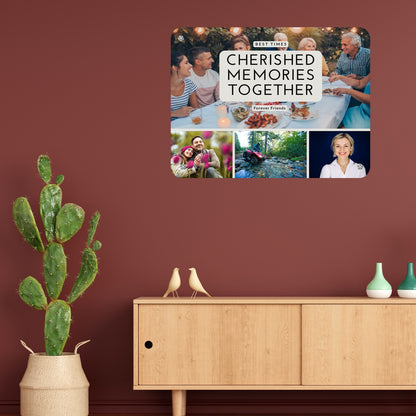 Together Frame - Frame less acrylic wall photo collage