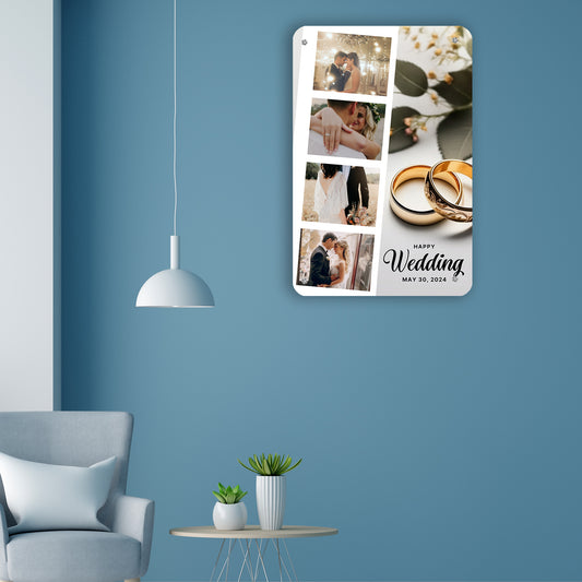 Crystal Collage - Frame less acrylic wall photo collage
