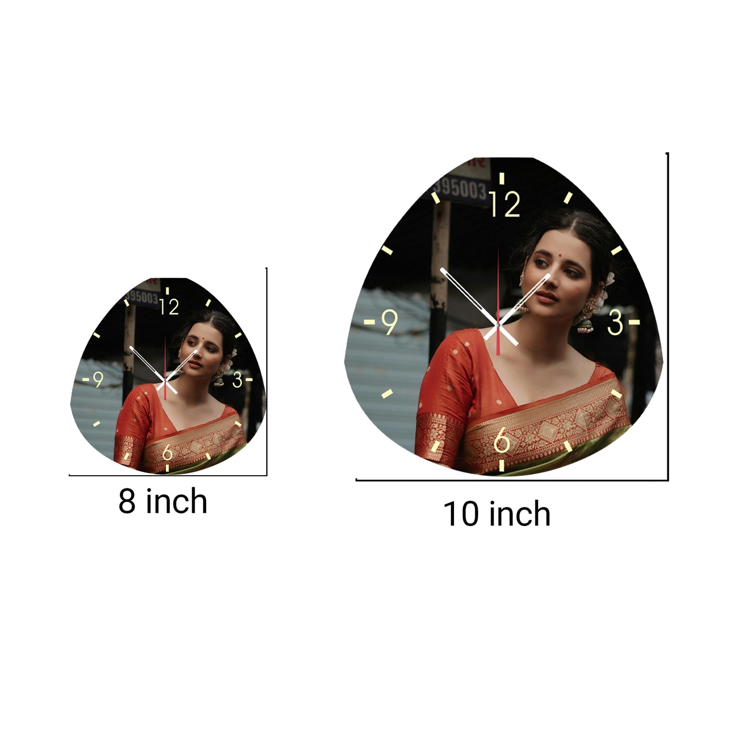 Palette Play - Personalized Acrylic Photo Wall Clock