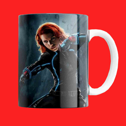Avengers Superhero Mug & Coaster Set Combo - Black widow