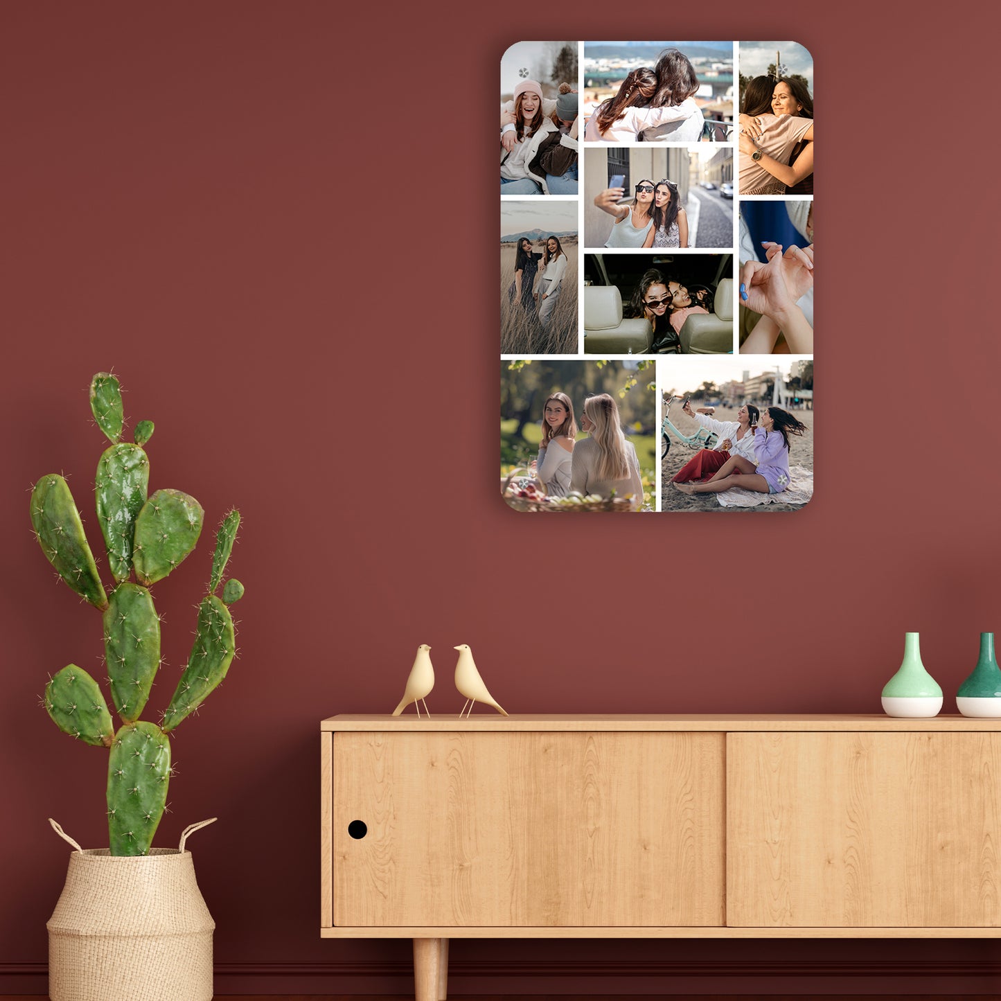 Best Friend - Frame less acrylic wall photo collage