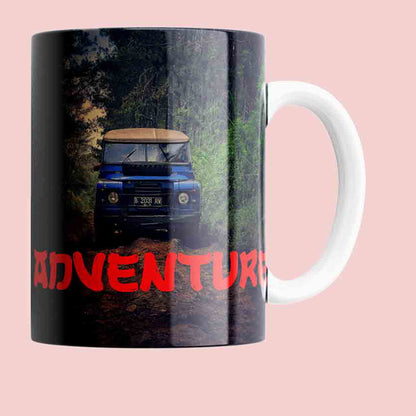 Personalized Mug & Pentagonal Coaster Combo