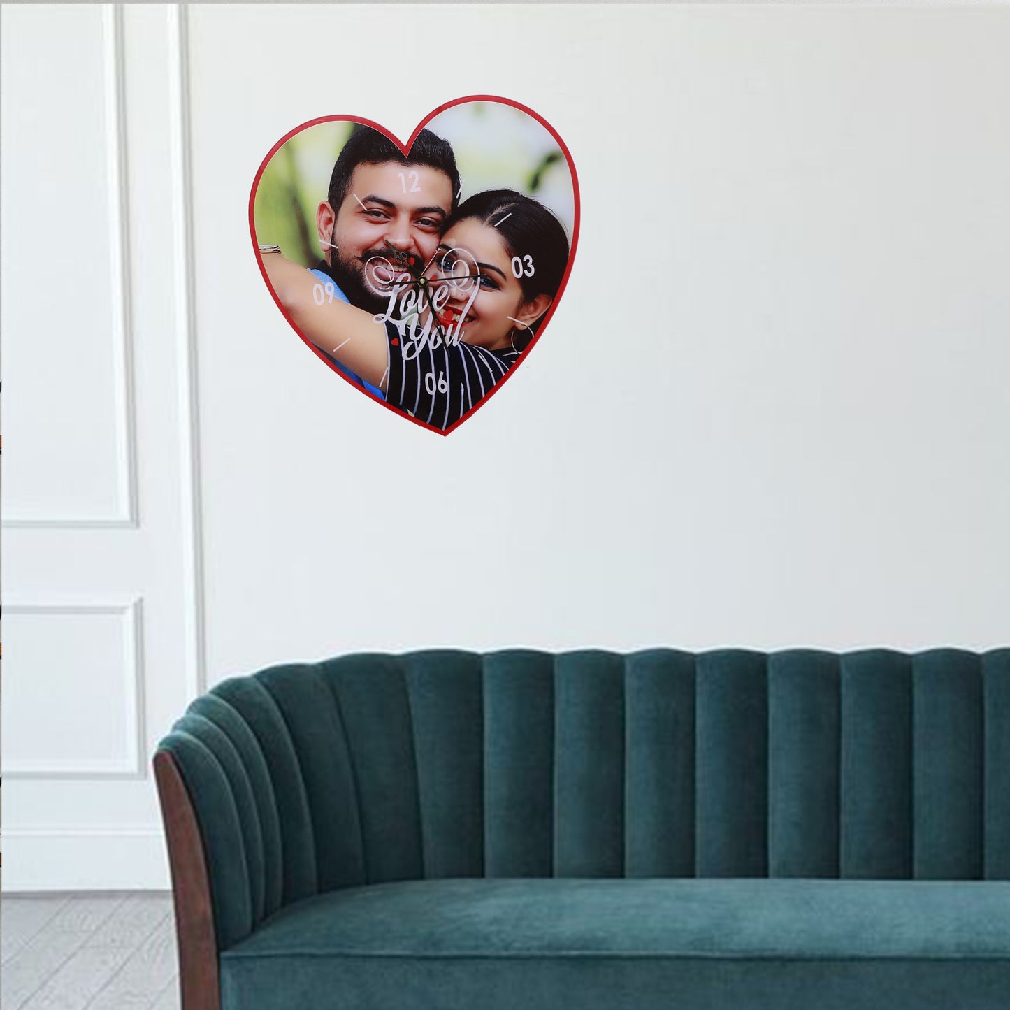The Evermore - Personalized Acrylic Photo Wall Clock