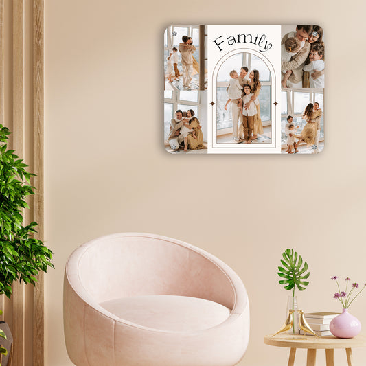 Ever Gleam Collage - Frame less acrylic wall photo collage