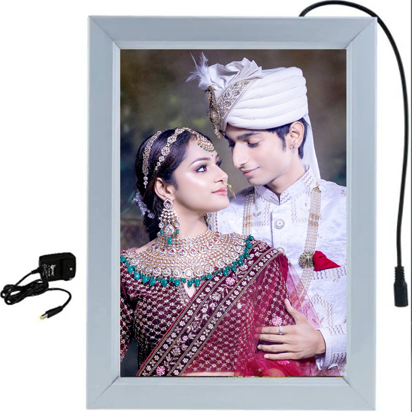 Customized Backlit Photo Frame – Personalized LED Photo Gift