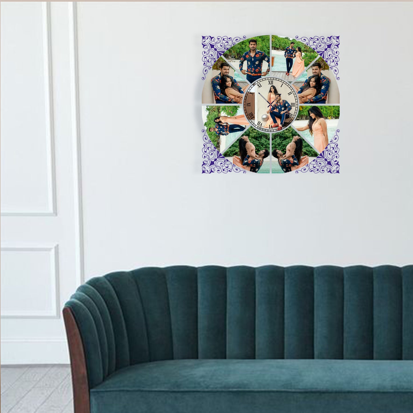 The Promise Hour - Personalized Acrylic Photo Wall Clock