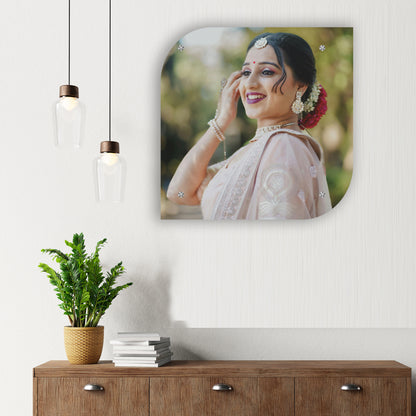Wall hanging frame less photo - Leaf