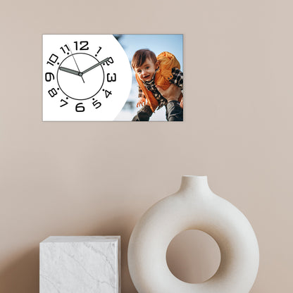 Gleam Joy - Personalized Acrylic Photo Wall Clock