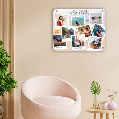 My Memories - Frame less acrylic wall photo collage