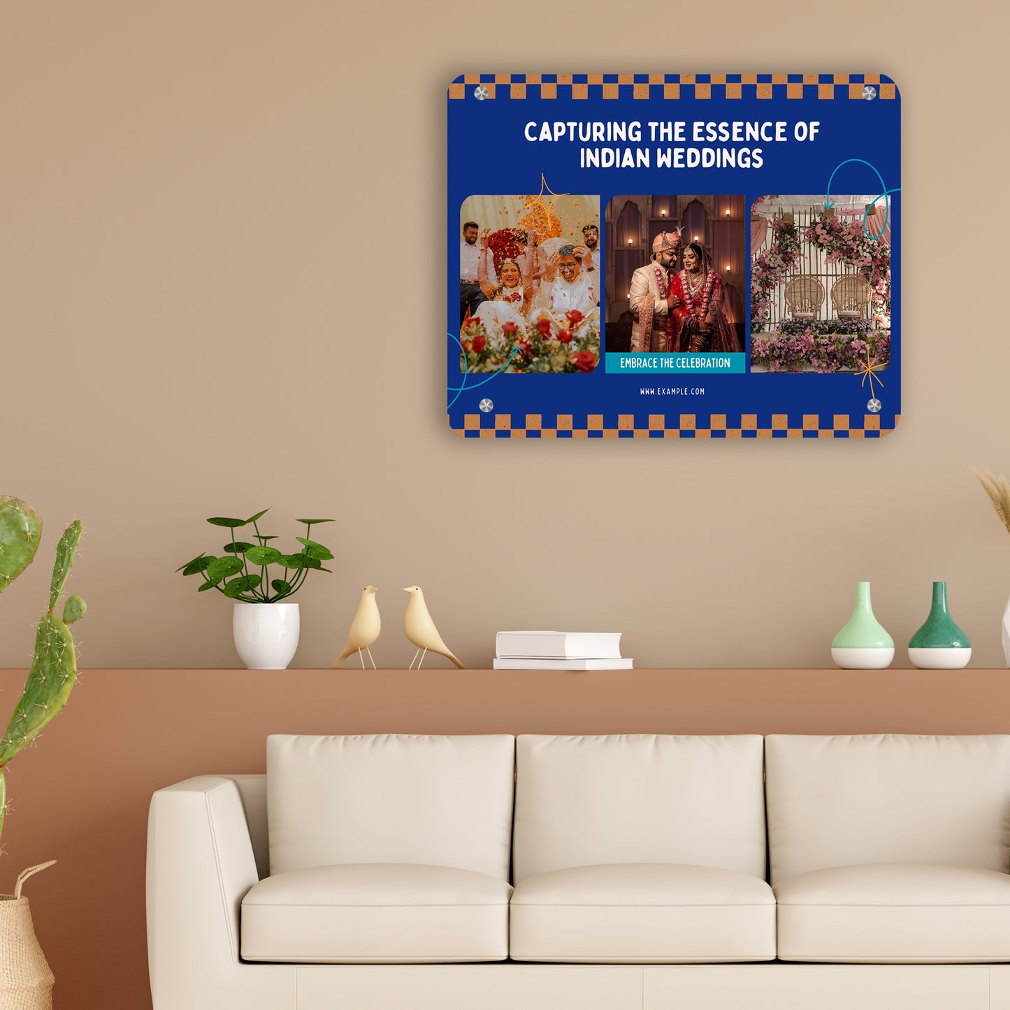 Vow Visuals - Frame less acrylic wall photo collage