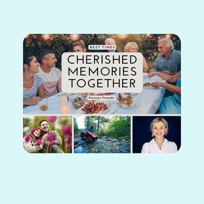 Together Frame - Frame less acrylic wall photo collage