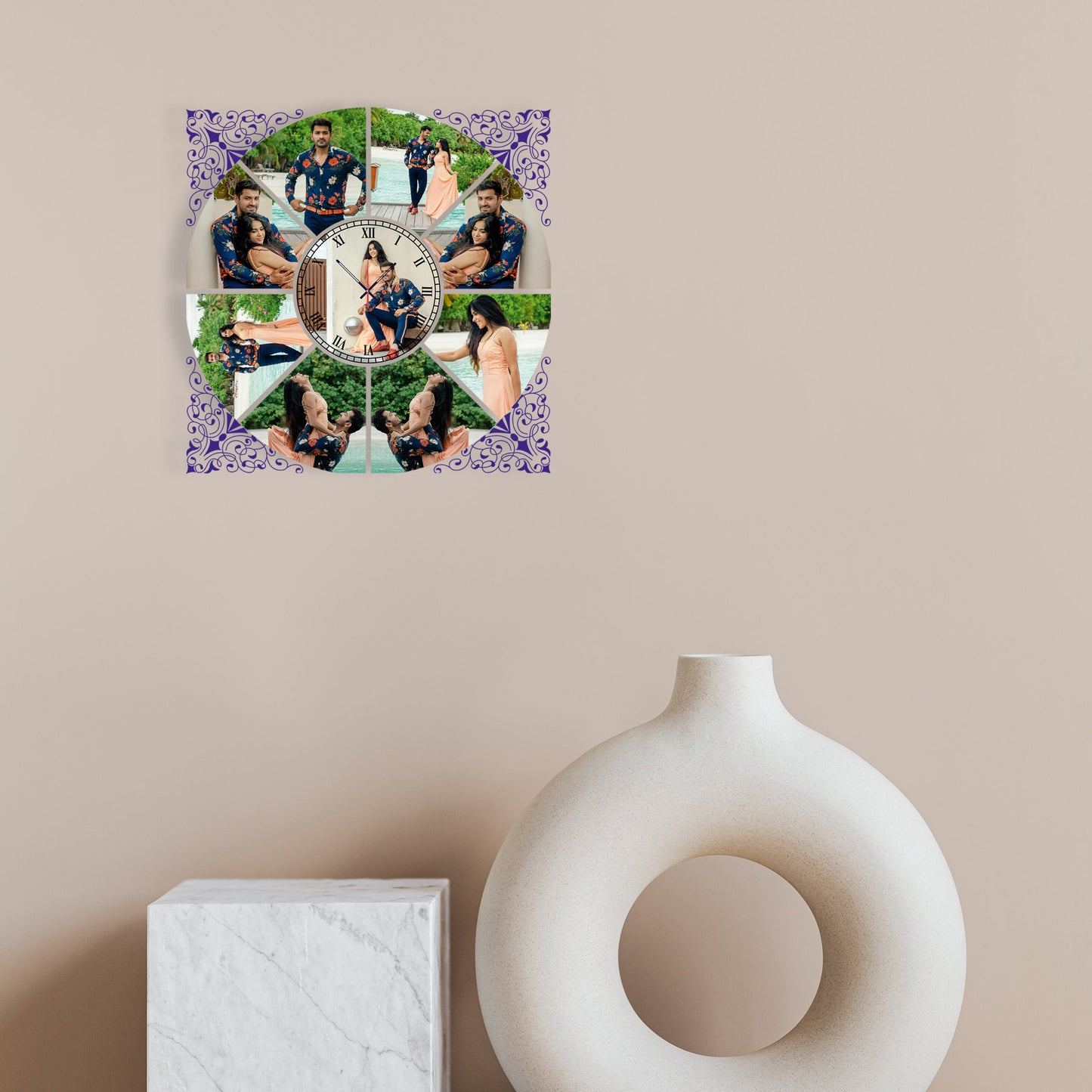 The Promise Hour - Personalized Acrylic Photo Wall Clock