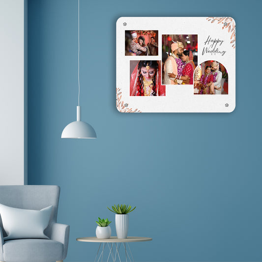 Ever After Acrylics - Frame less acrylic wall photo collage