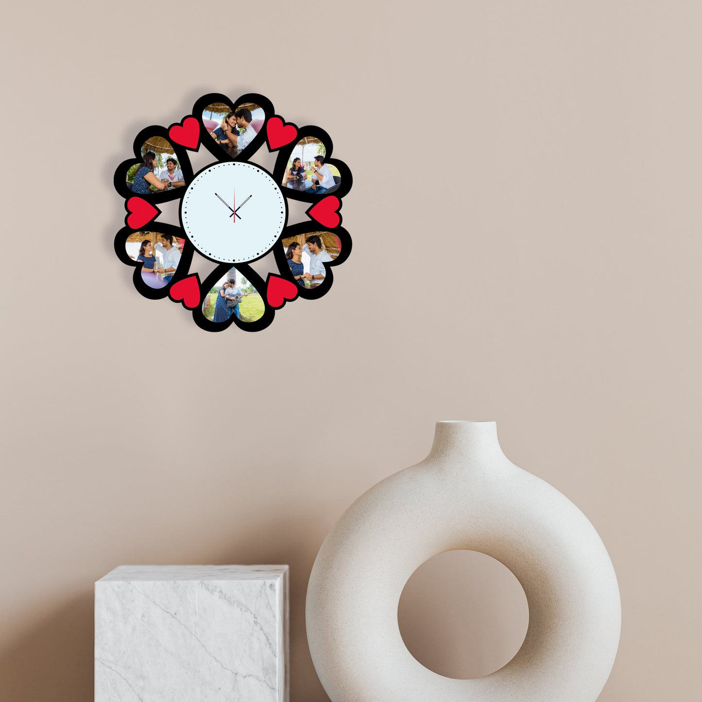 Cheers o’Clock - Personalized Acrylic Photo Wall Clock