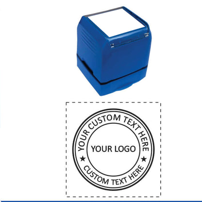 Pre Ink Stamp Medium Round