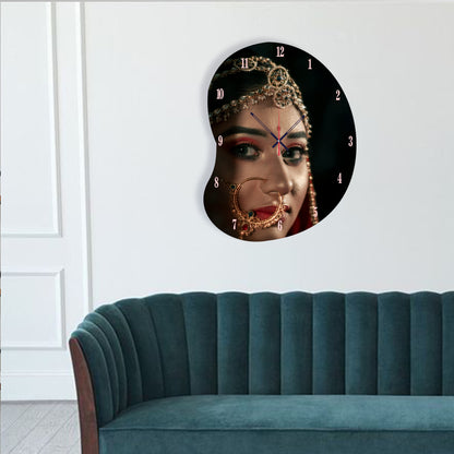 The Happy Hour - Personalized Acrylic Photo Wall Clock