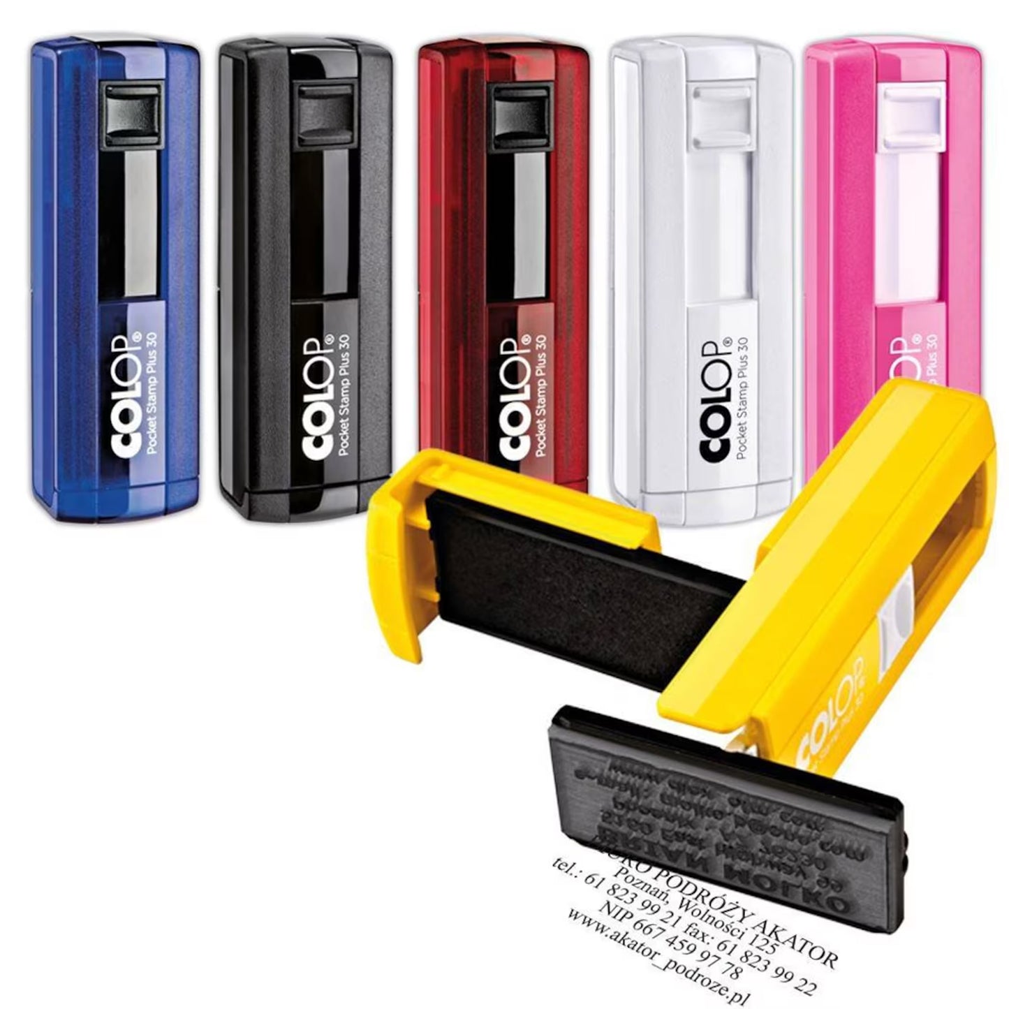 COLOP Pocket Stamp – Portable Self-Inking Stamp for On-the-Go Professionals