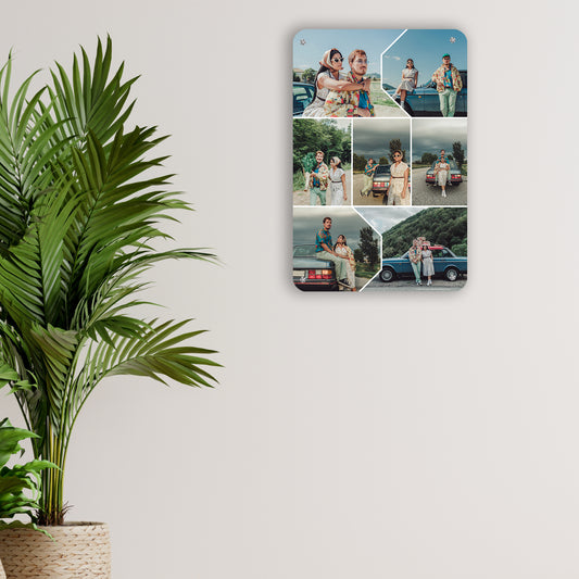 Best couple - Frame less acrylic wall photo collage