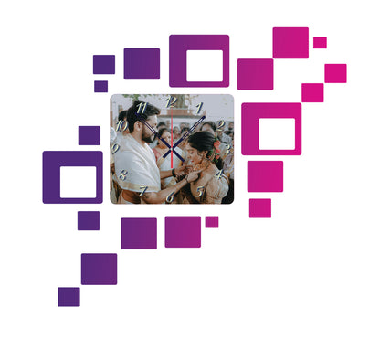 Adore Glow - Personalized Acrylic Photo Wall Clock