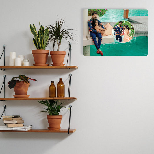 One Beat - Personalized Acrylic Photo Wall Clock