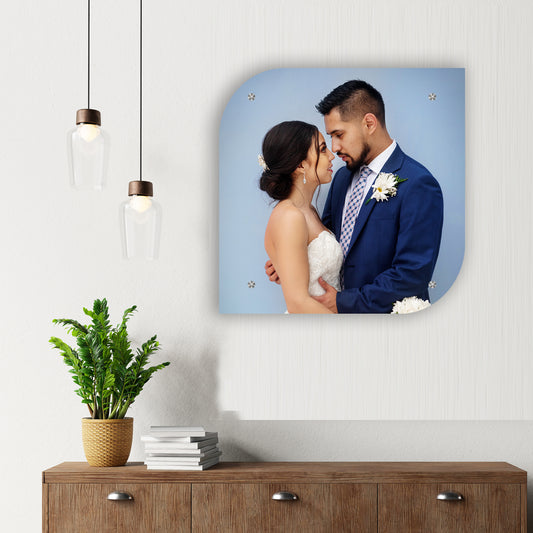 Wall hanging frame less photo - Leaf