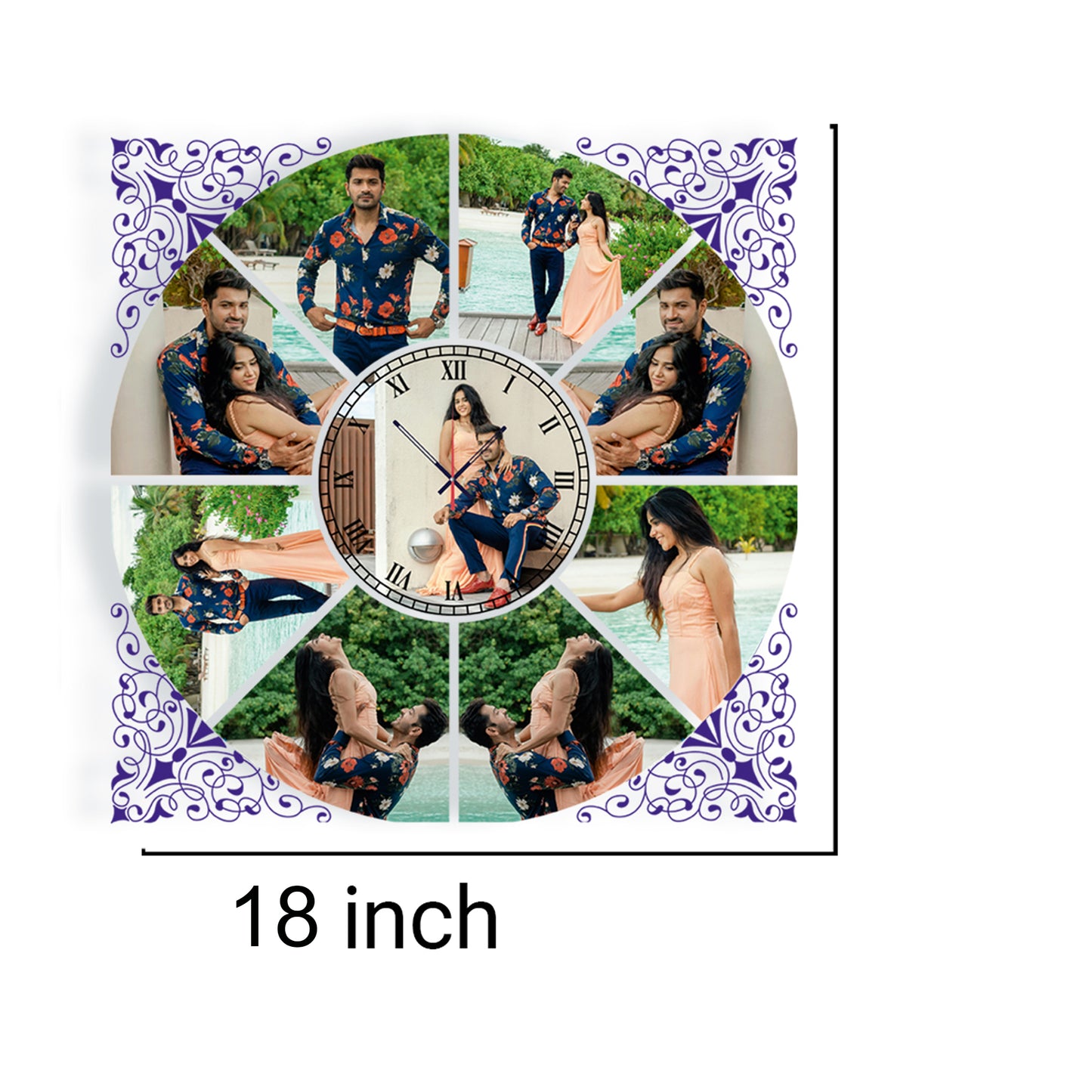 The Promise Hour - Personalized Acrylic Photo Wall Clock