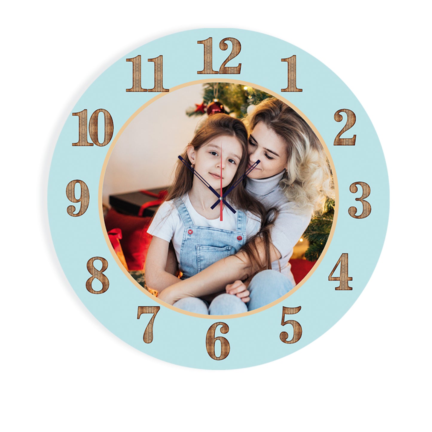 Mom and me - Personalized Acrylic Photo Wall Clock